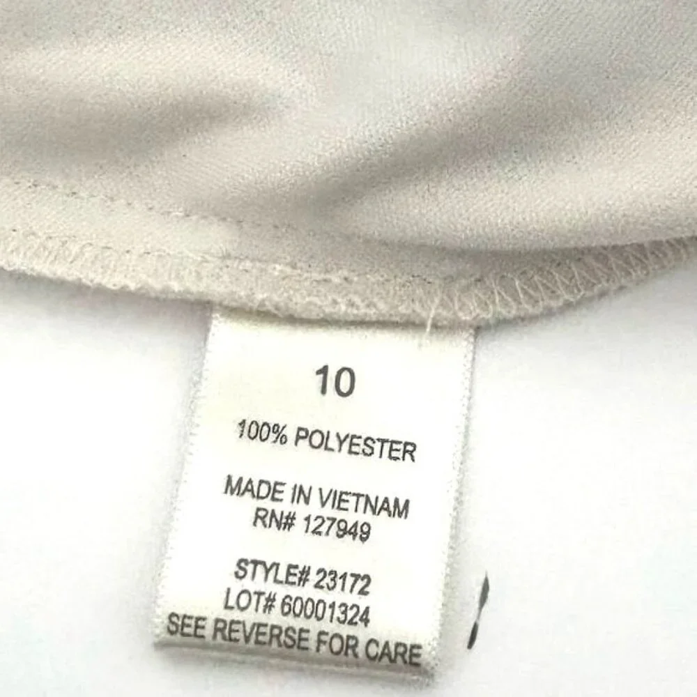 Emma & Michelle Dress 10 Abstract Scoop Neck A-line Clean Girl Preppy Soft Girl - Picture 5 of 12